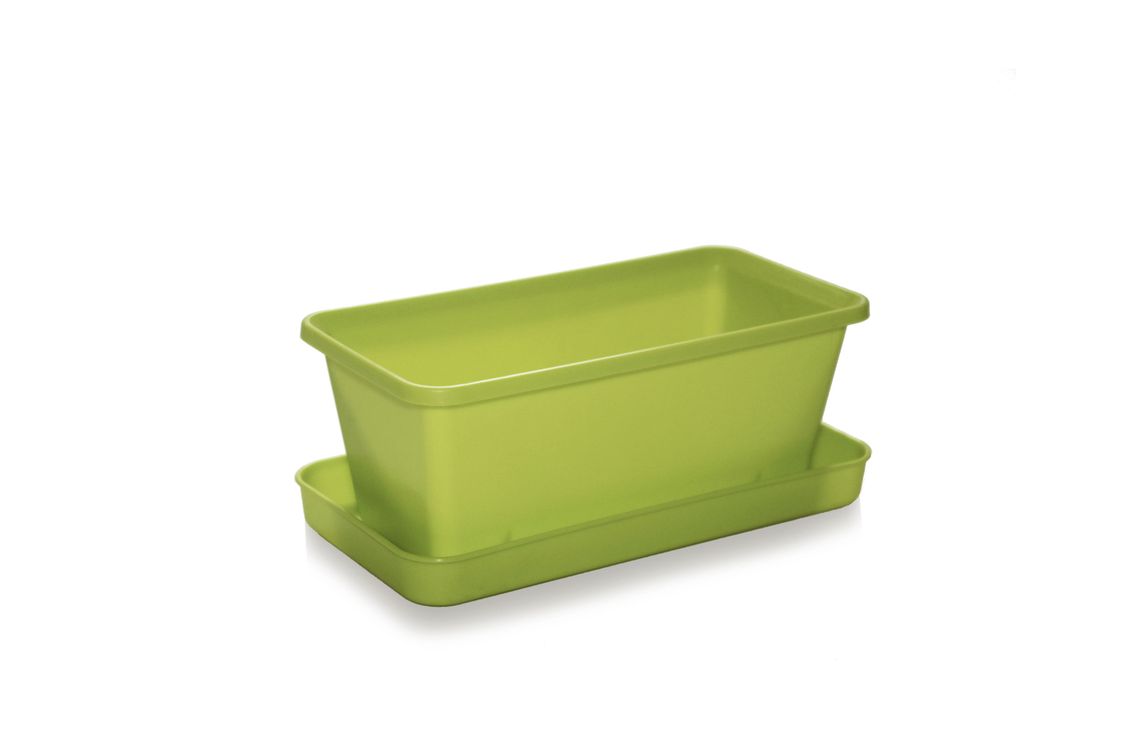Mini ablakláda 20 cm + alátét (almazöld) termék képe