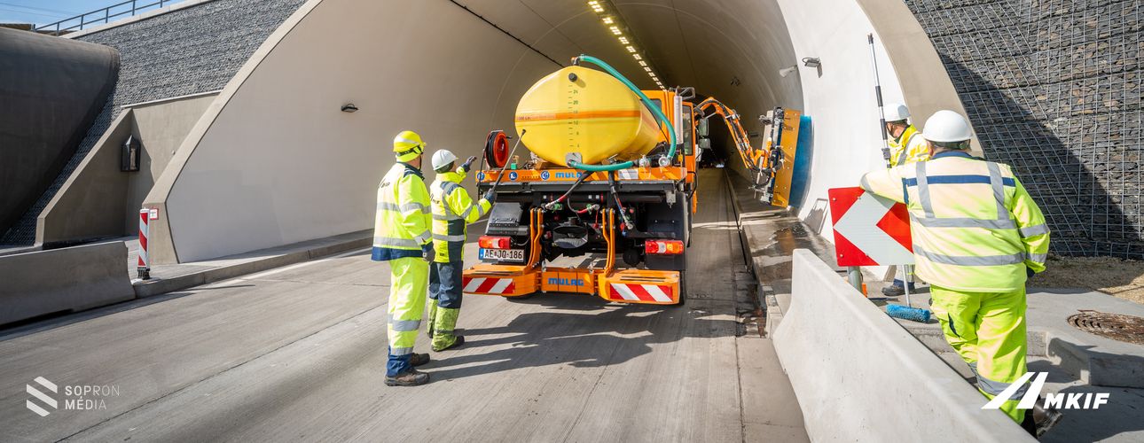 Megtisztult az M85 Bécsi-dombi alagút