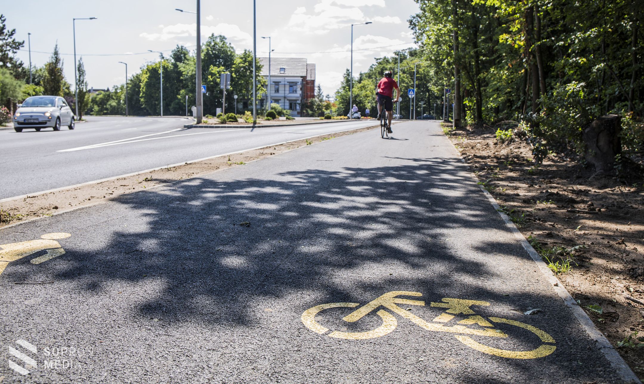 Megépült a Lőver kerékpárút