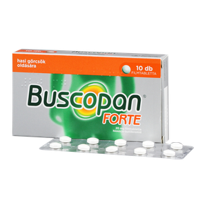 Buscopan Forte 20 mg filmtabletta (10x) termék kép