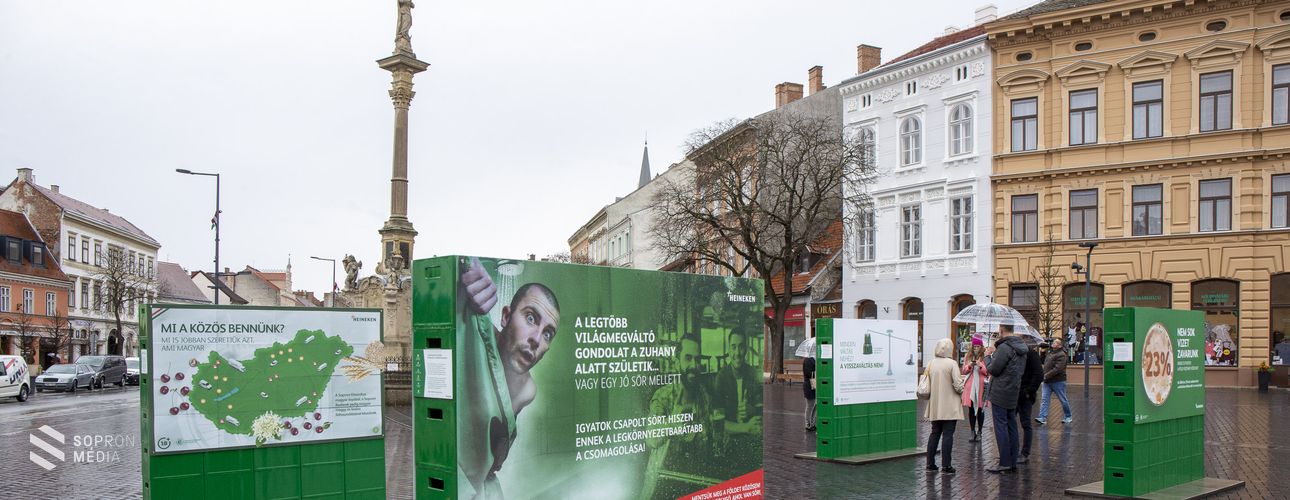 Menő plakátkiállítással indítja Sopronban jubileumi évét a HEINEKEN Hungária