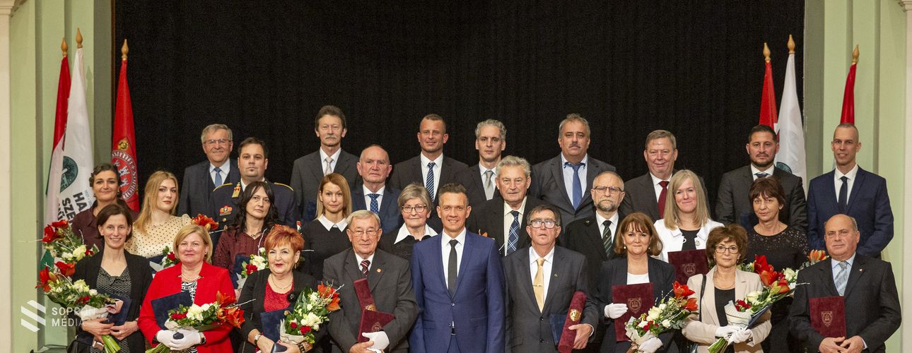 Kitüntetettjeit ünnepelte Sopron