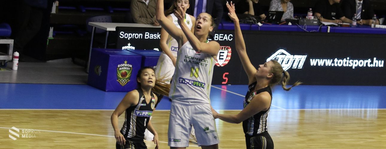 Nagy arányú győzelmet aratott a Sopron Basket