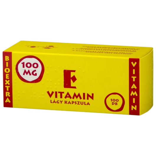 Vitamin E Bioextra 100 mg lágy kapszula (100x)