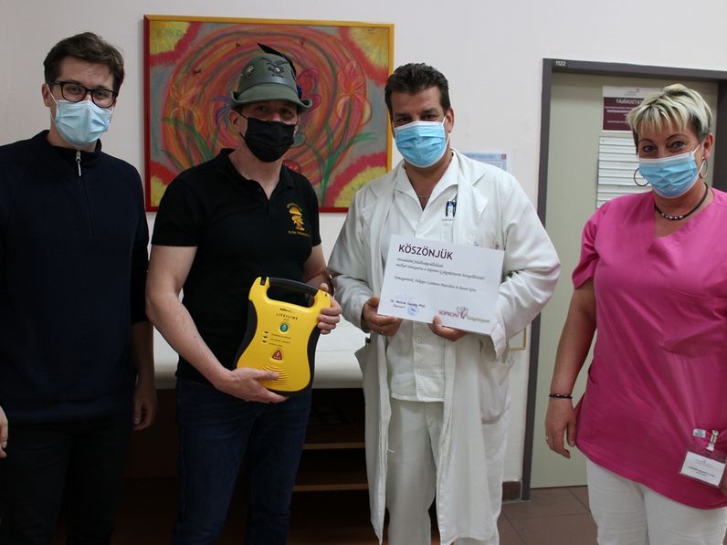 Életmentő készüléket kapott a Csecsemő- és Gyermekgyógyászati Osztály