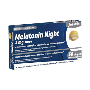 Jutavit Melatonin Night 1 mg tabletta (50x) termék kép
