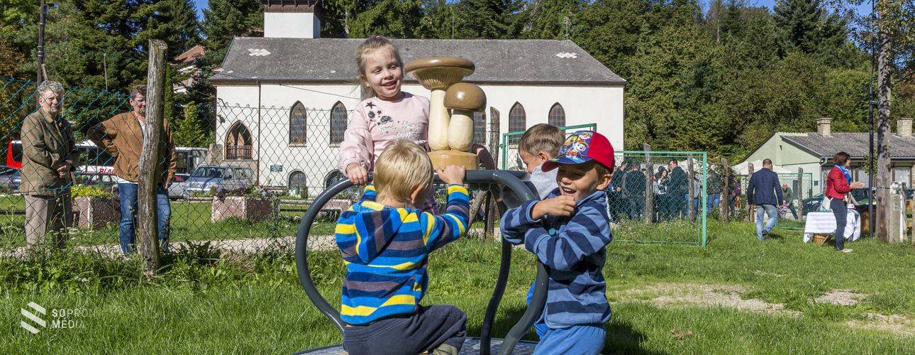 Bányászati témájú játszótér épült Brennbergbányán