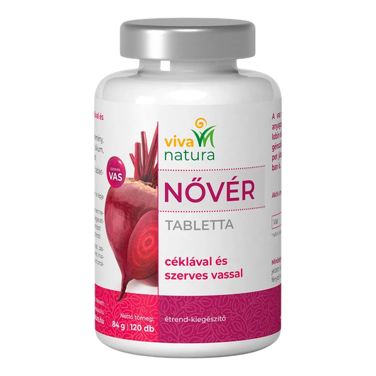 Kombucha NőVér cékla tabletta vassal (120x)