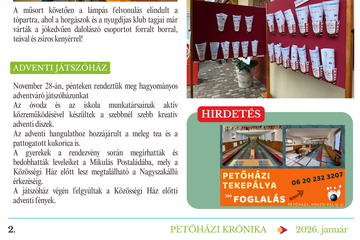 PETŐHÁZI KRÓNIKA