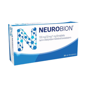 Neurobion 100 mg/ 50 mg/ 1 mg filmtabletta (30x buborékcsomagolásban) termék kép