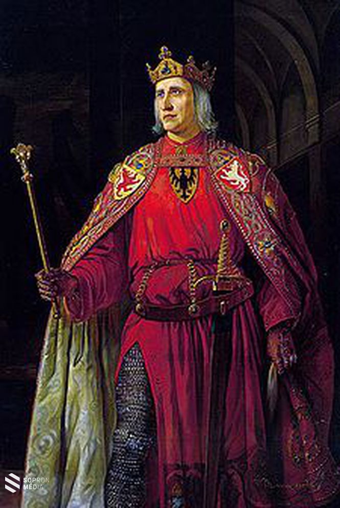 I. Rudolf, az első Habsburg a német trónon. IV. László szövetségese és „fogadott apja” (19. századi festmény)