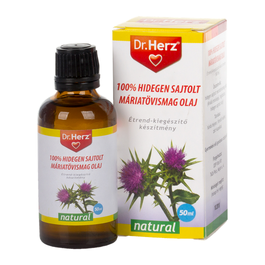 Dr.Herz Máriatövis olaj 100% hidegen sajtolt (50ml)