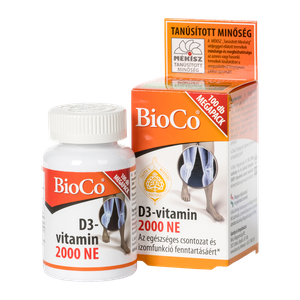 Bioco D3 vitamin 2000NE étrendkieg. tabletta (100x) termék kép