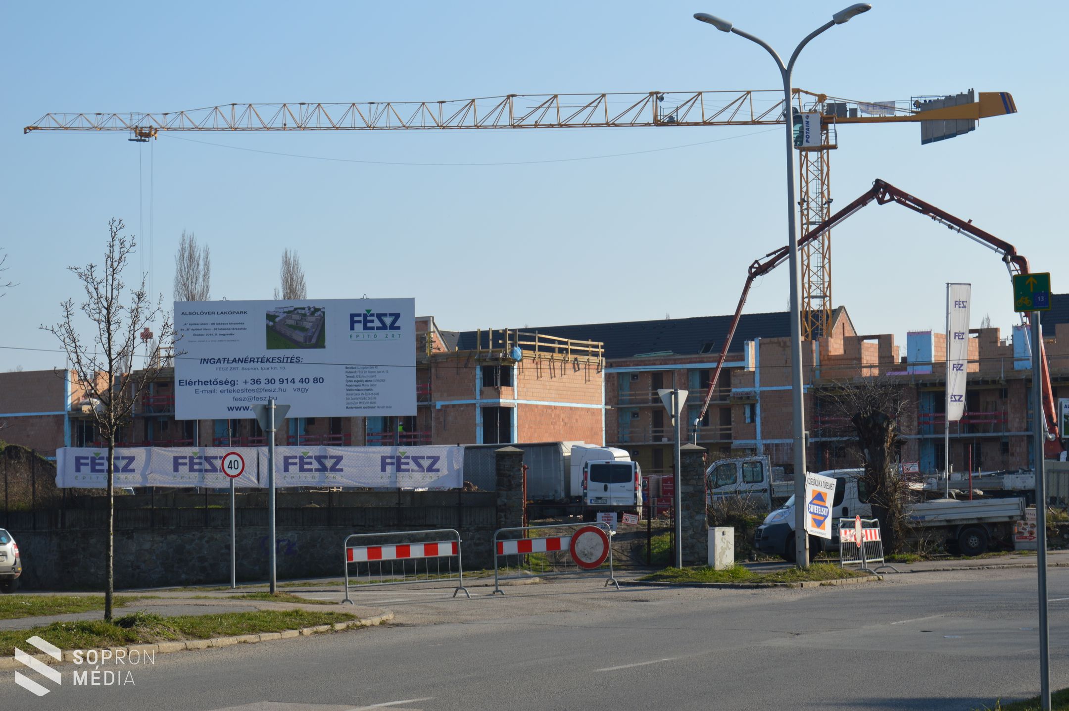 Forgalomkorlátozás a Felsőbüki Nagy Pál utcában