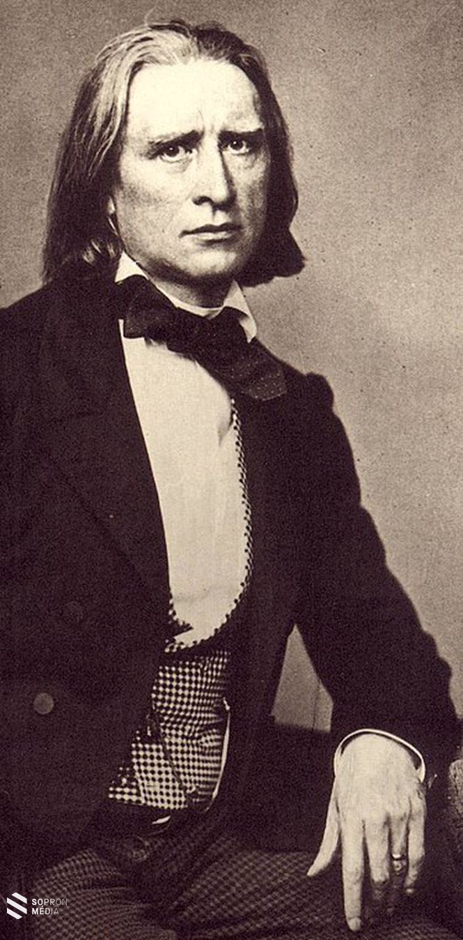 Liszt Ferenc 1858-ban 