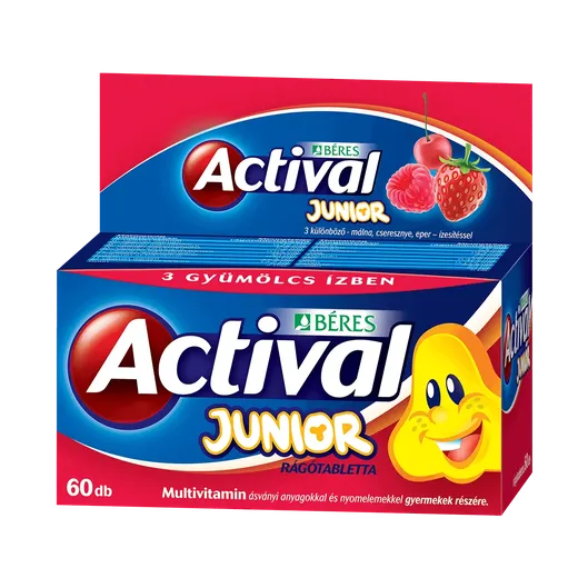 Actival Junior rágótabletta (60x PE tartályban)