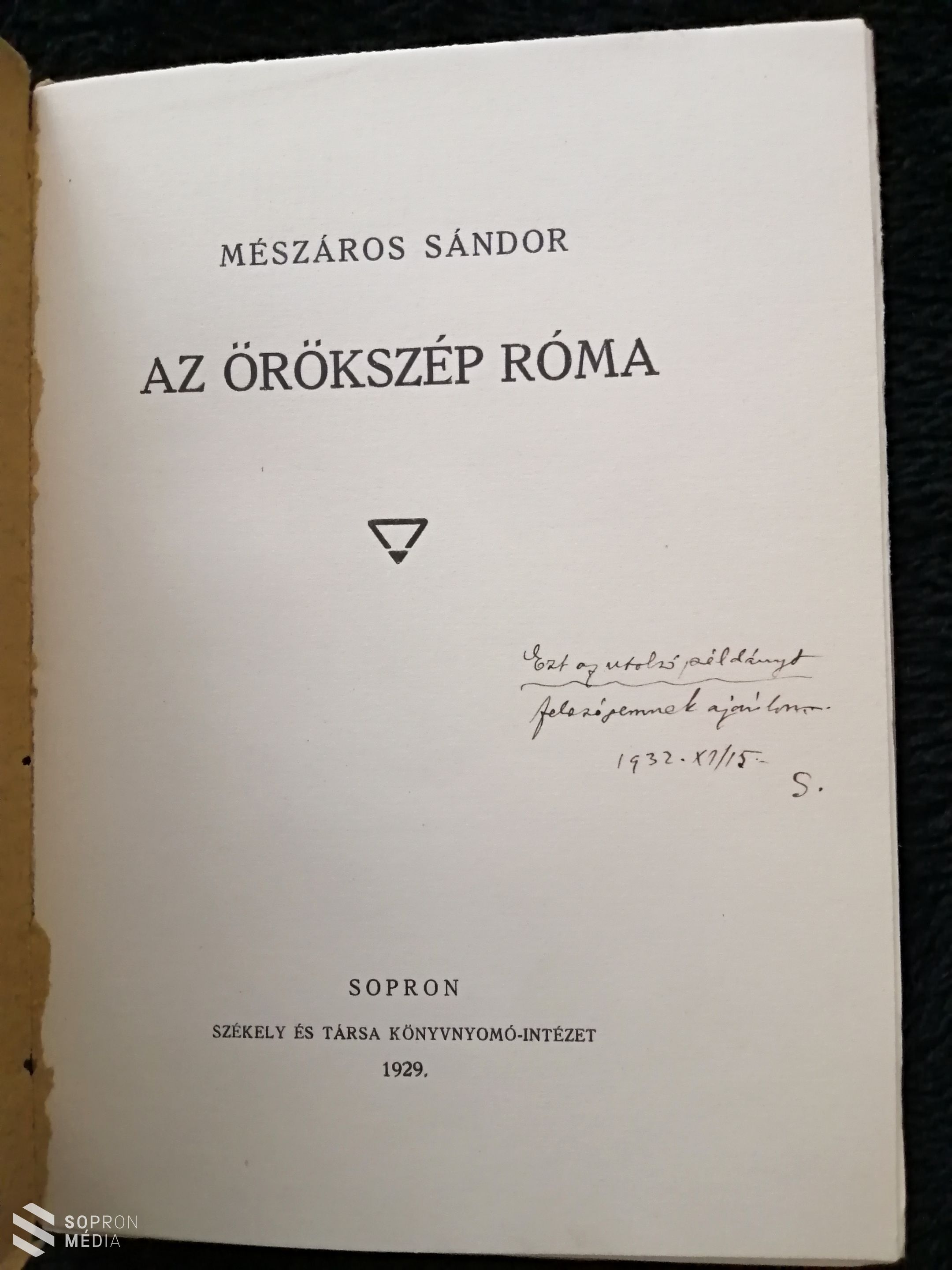 A Soproni Madármentők Alapítvány javára licitálhatnak könyvritkaságokra az állatbarátok és a lokálpatrióták