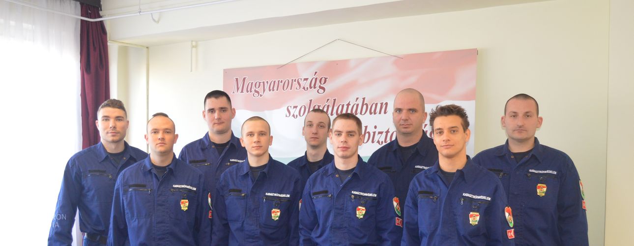 Fiatal tűzoltók állnak szolgálatba megyénkben 