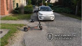 Fiatalok baleseteztek e-rollerrel egy Sopron környéki kisvárosban