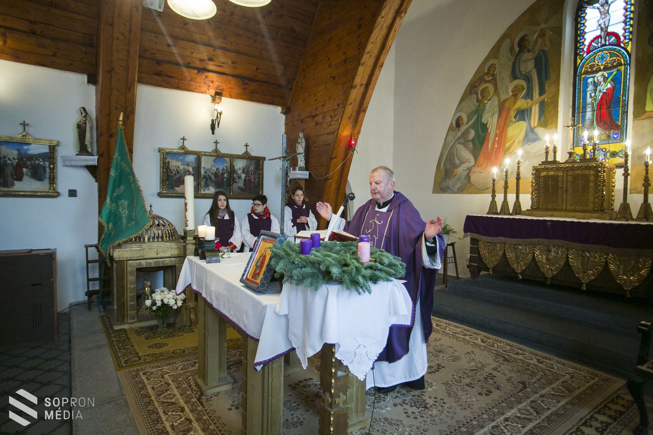 Megáldották Brennbergbánya új bányászzászlóját!