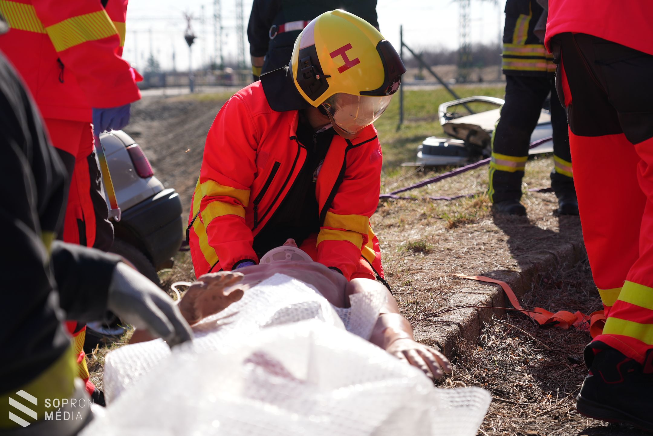 Mentési és elhárítási gyakorlatot szerveztek Sopronban