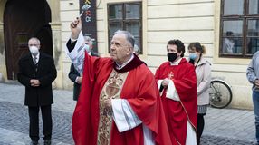 Megáldották a Szent György-templom homlokzatát