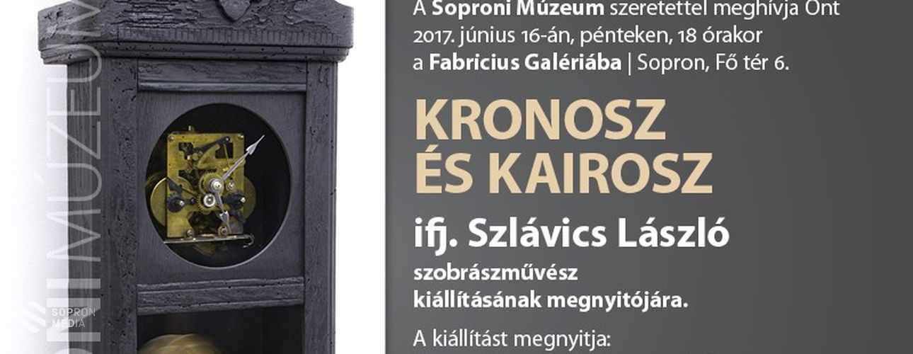 A Fabricius Galériában nyílik ifj. Szlávics László szobrászművész új kiállítása: Kronosz és Kairosz
