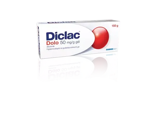Diclac Dolo 50 mg/g gél al.tubus PE kupakkal (150g)