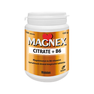 Magnex Citrate+B6 vitamin tabletta VITABALANS (100x) termék kép