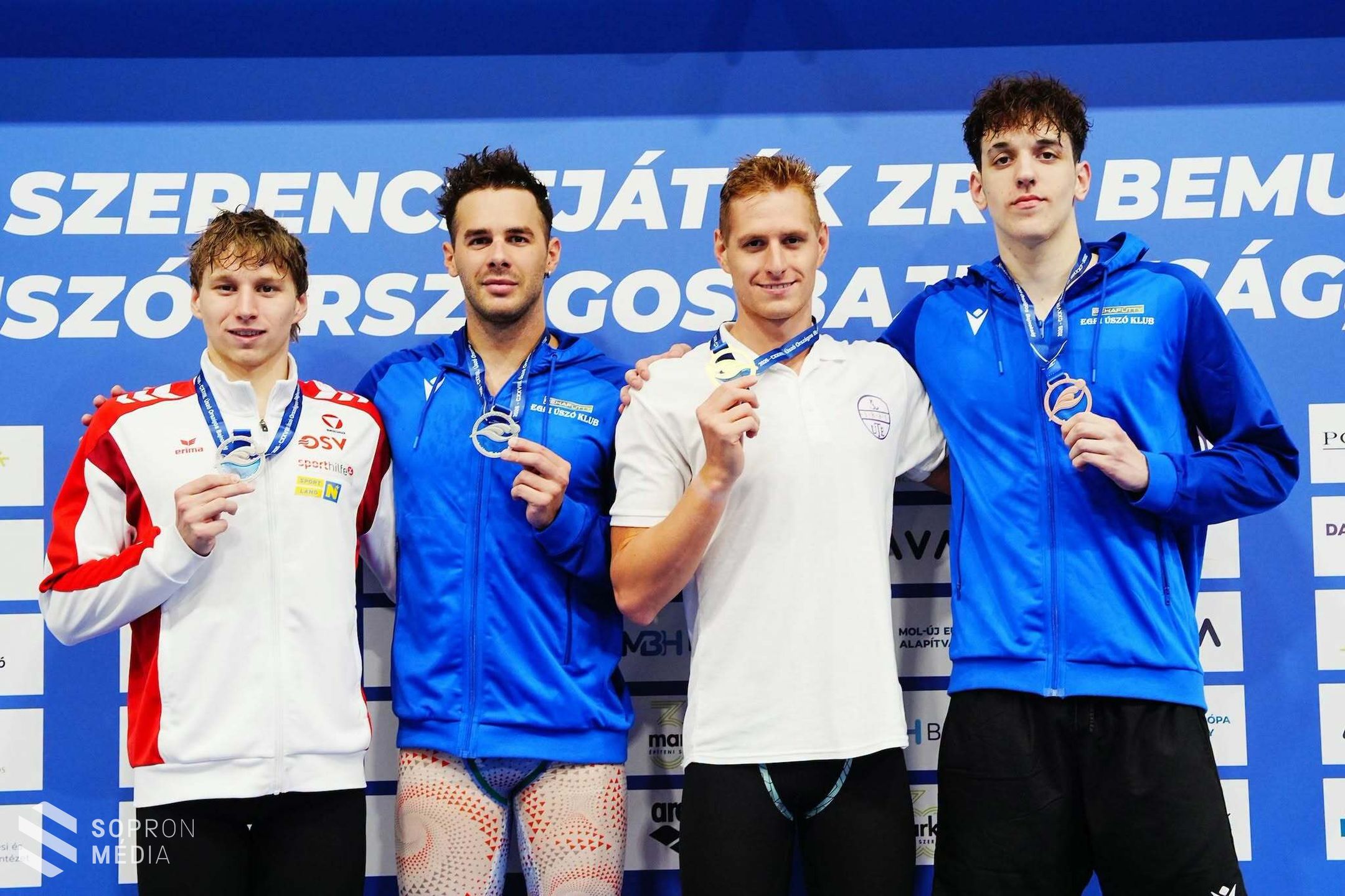 Milák Kristóf két számban is aranyérmes lett a soproni úszó ob ötödik napján