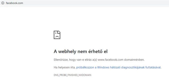 Ezt láthatják jelenleg, ha felkeresik a Facebookot.