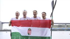 Aranyérmes a női kajaknégyes