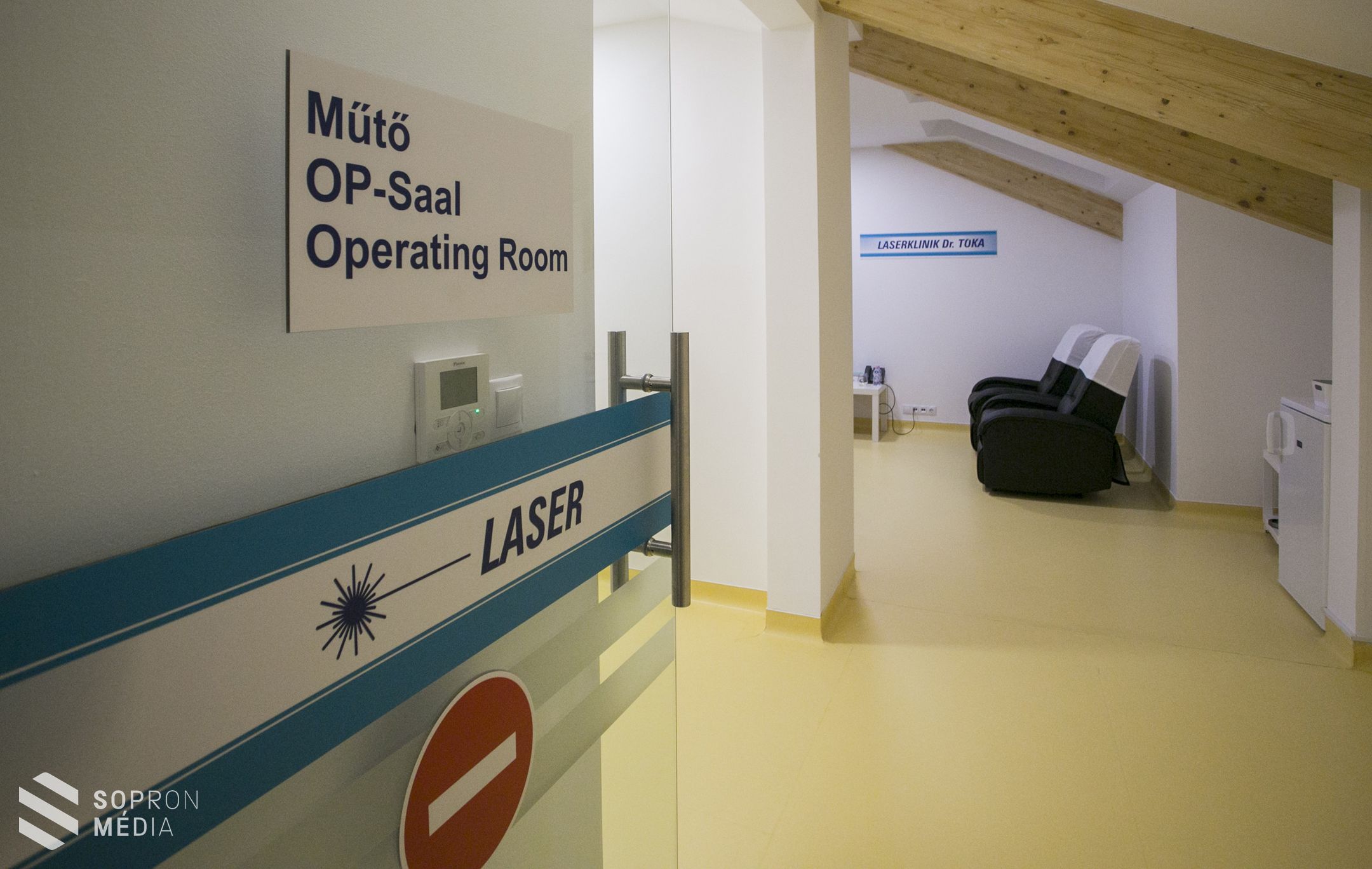 Lézerszemészeti klinikát adtak át Sopronban