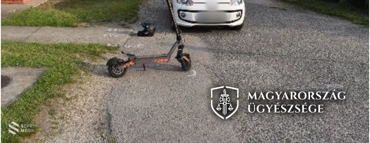 Fiatalok baleseteztek e-rollerrel egy Sopron környéki kisvárosban