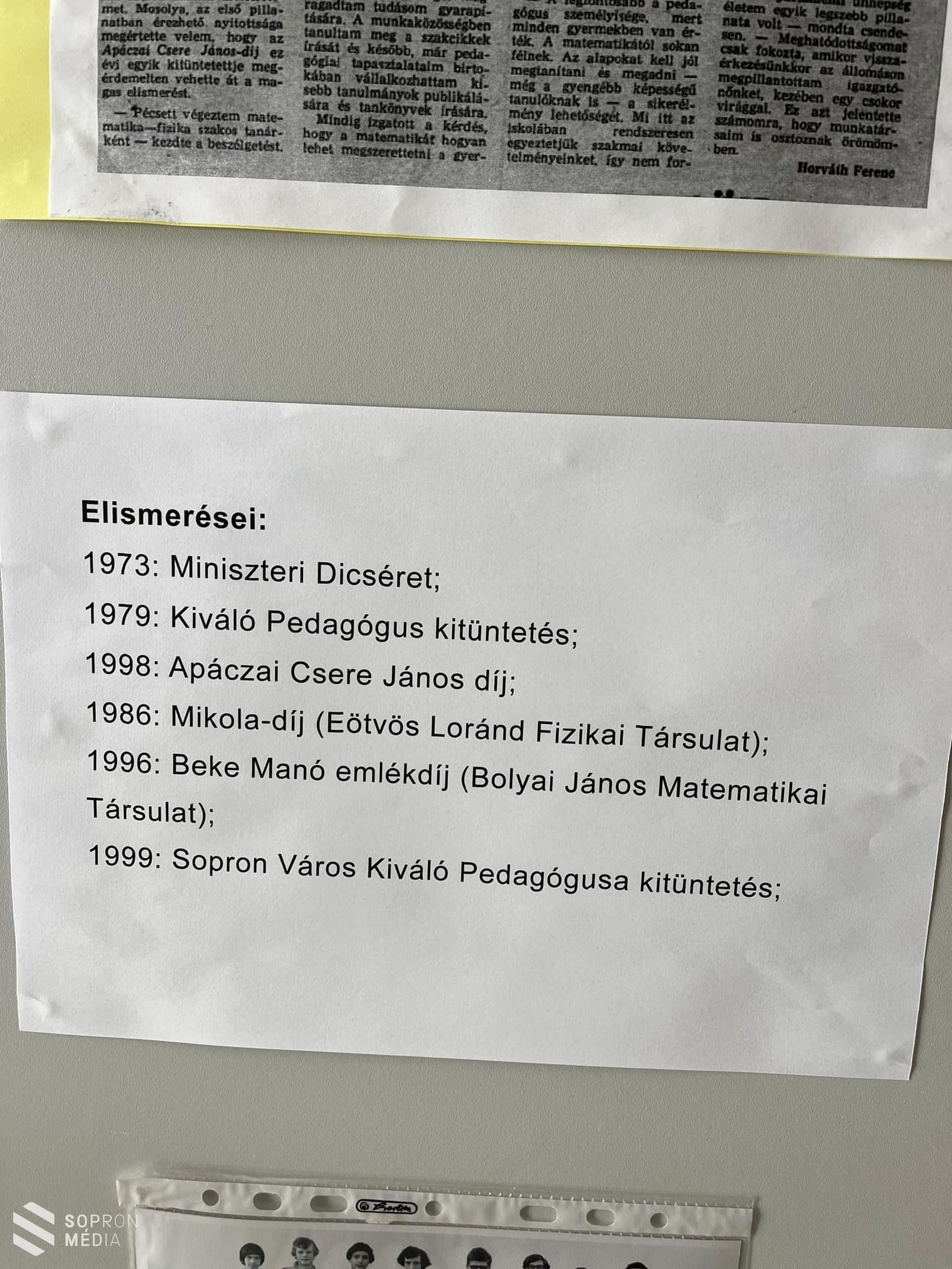 Szaktantermet neveztek el Smidéliusz Zsuzsannáról a Szent Orsolyában