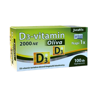 JutaVit D3 vitamin 2000NE Oliva lágy kapszula (100x)