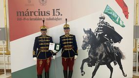 Rangos elismerésben részesült Dobai Gábor, a Soproni Huszár Hagyományőrző Egyesület tagja