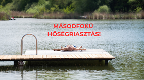 Másodfokú hőségriasztás lép életbe szombattól