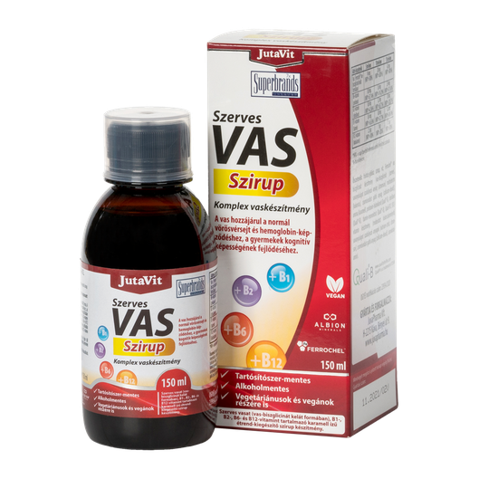 Jutavit Szerves Vas Komplex szirup (150ml)