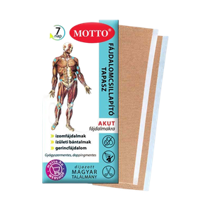Motto rheumatapasz bőrbarát kék termék kép