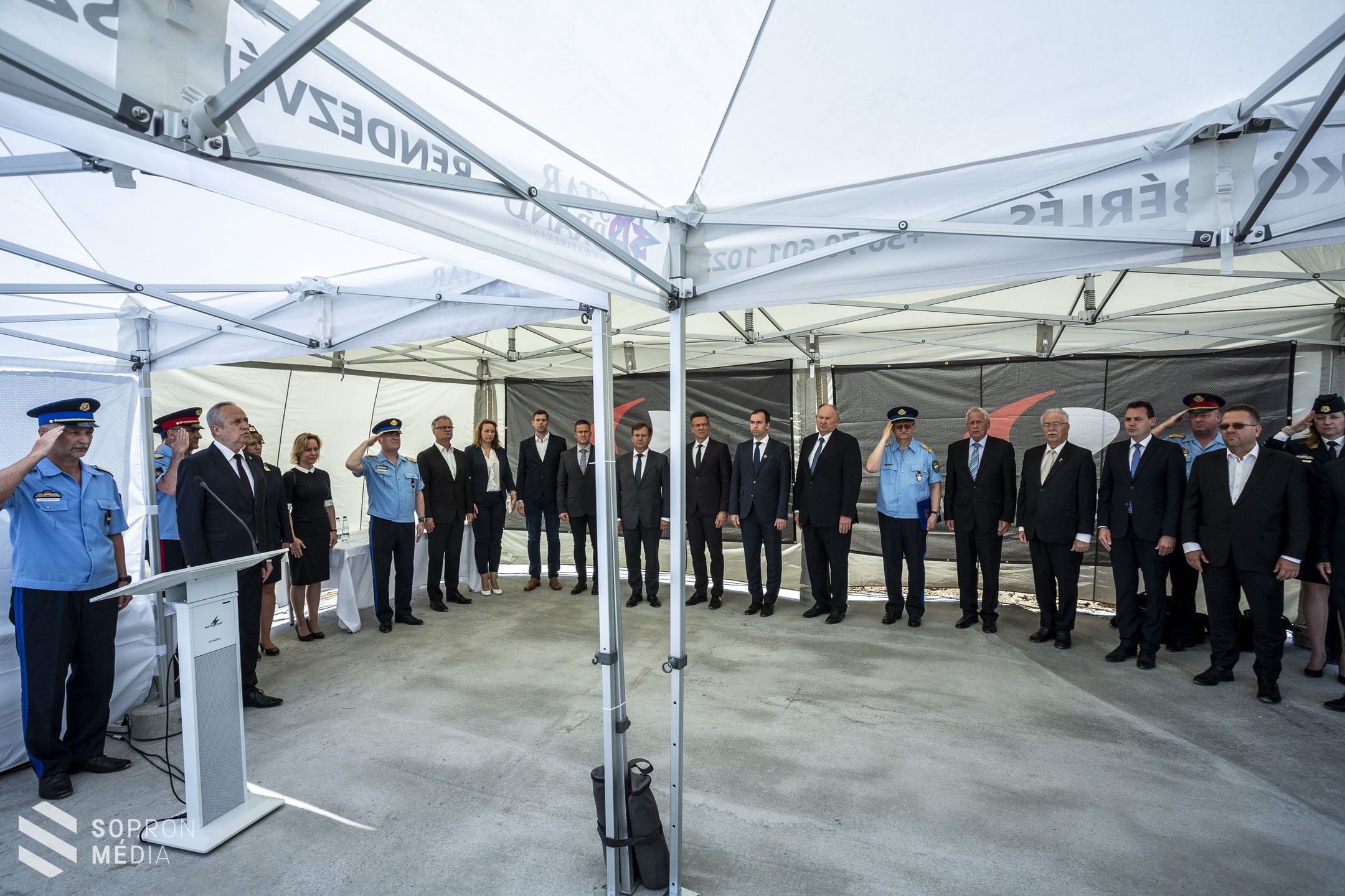 Letették a Sopron Rendészeti Integrált Központ alapkövét