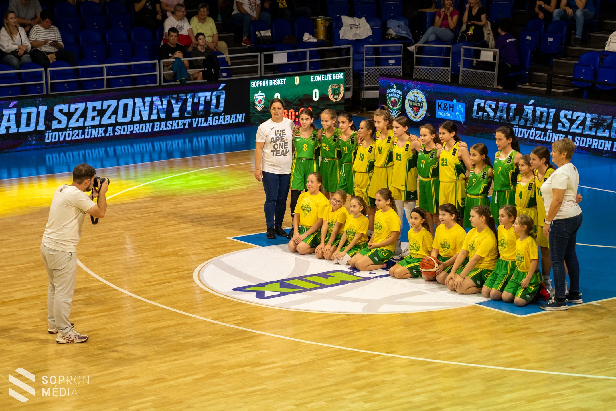 Ünnepi hangulatban telt a Sopron Basket családi szezonnyitó rendezvénye