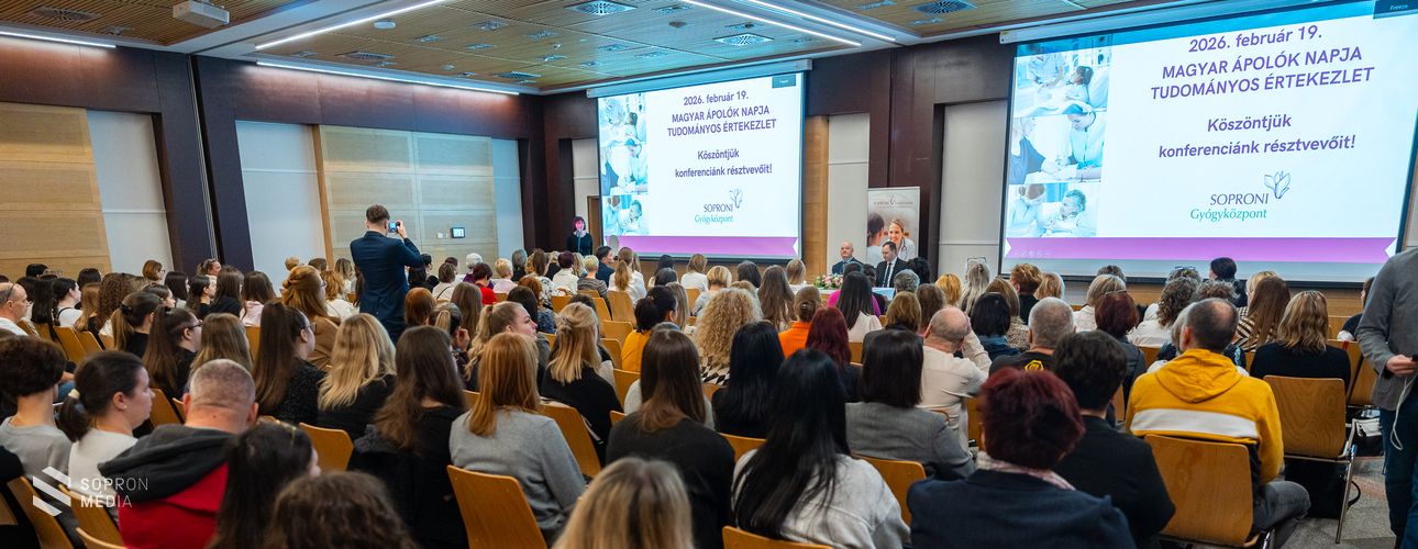 Az ápoló szakma a gyógyítás lelke - Az ápolókat köszöntötte a Soproni Gyógyközpont