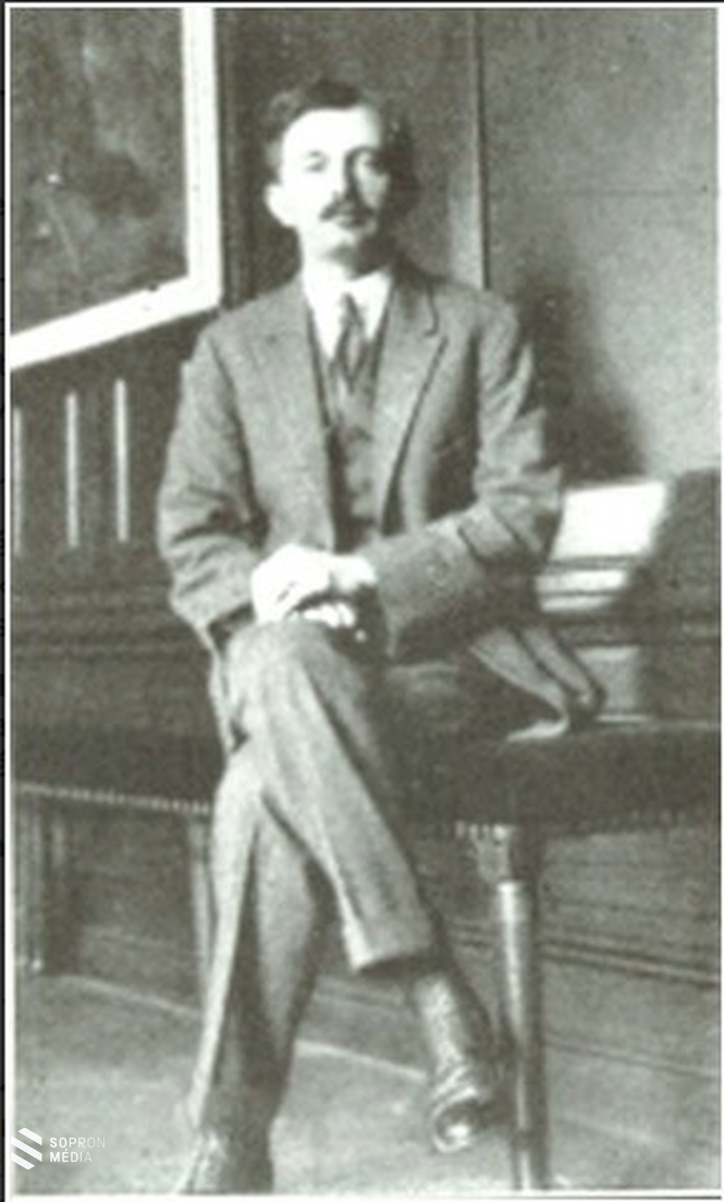IV. Károly király a szombathelyi püspöki palotában, 1921.