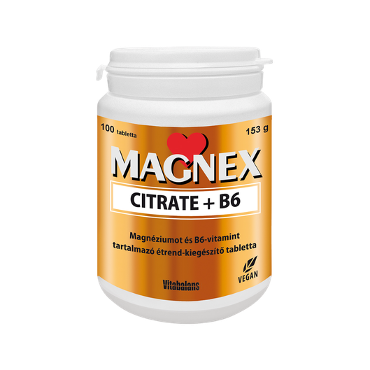 Magnex Citrate+B6 vitamin tabletta VITABALANS (100x)