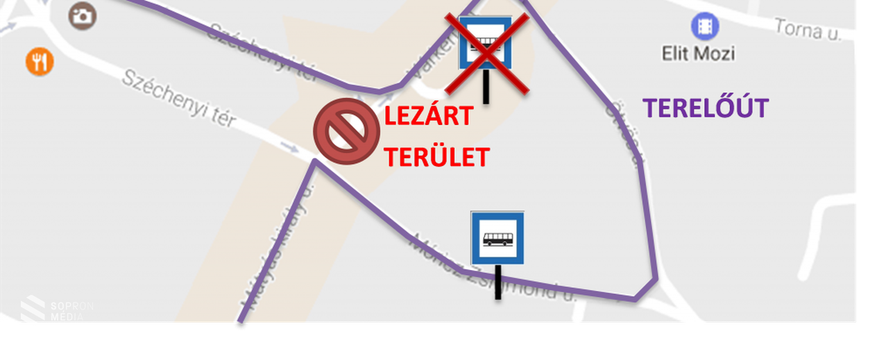 Figyelem! Forgalomkorlátozás lesz a Széchenyi téren