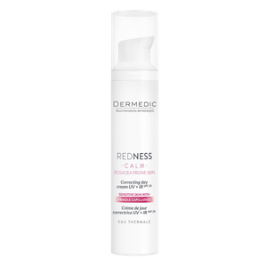 DERMEDIC Redness bőrpírt korrigáló SPF20+IR nappali krém (40g) termék kép