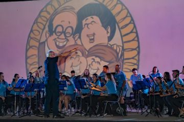 FILMZENE ÉS RAJZFILMZENE KONCERT a Zalai Balaton-part Koncert Fúvószenekar előadásában szolgáltatás képe