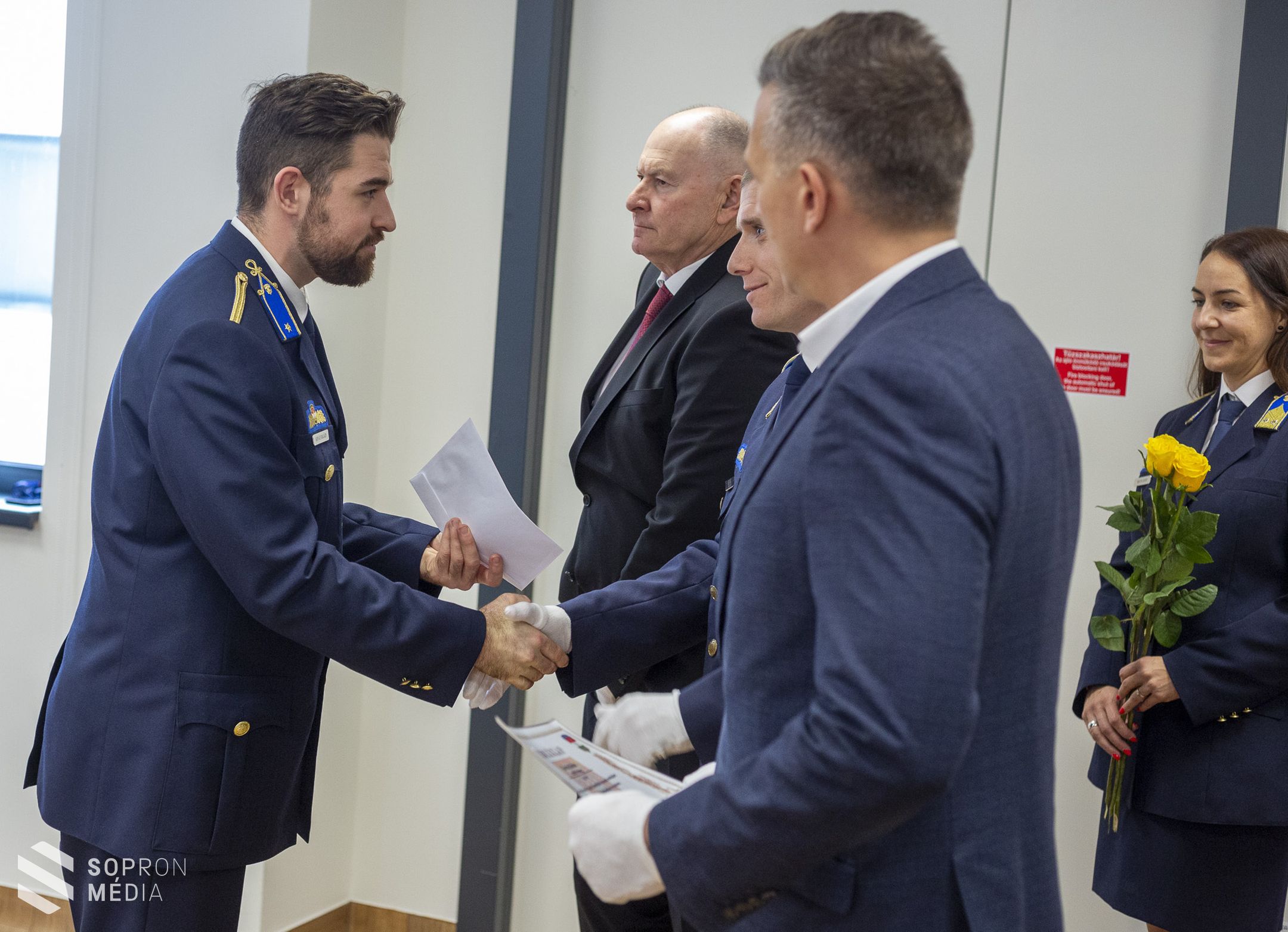 Díjazták a Soproni Rendőrkapitányság munkatársait