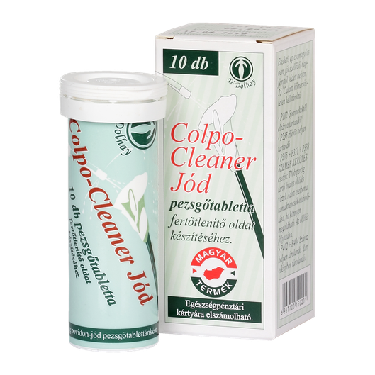 Colpo-Cleaner Jód pezsgőtabletta hüvelyöblítő  (10x)